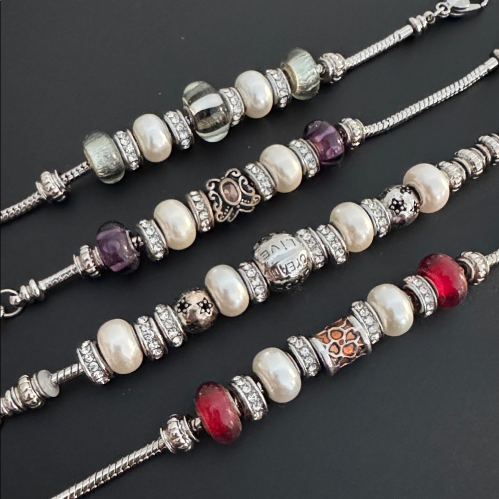 Multi-Color Beaded Bracelets‎